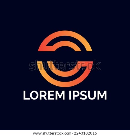 Modern demo logo design vector file