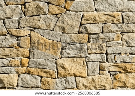 Similar – Image, Stock Photo Irregular facade of an urban building creating a pattern