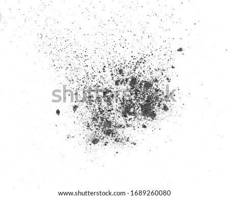 Ash isolated on white background. 商業照片 © 