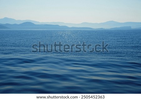 Similar – Image, Stock Photo When the sea and sky merge in the mist