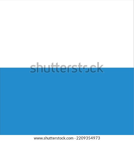 Vector Flag Of Lucerne Canton In Switzerland, Isolated On Transparent Background.