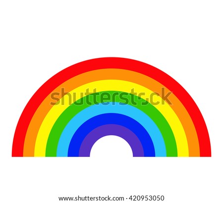 Rainbow Vector Background Ai | 123Freevectors