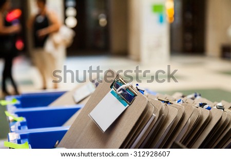 Card File in Plastic Box