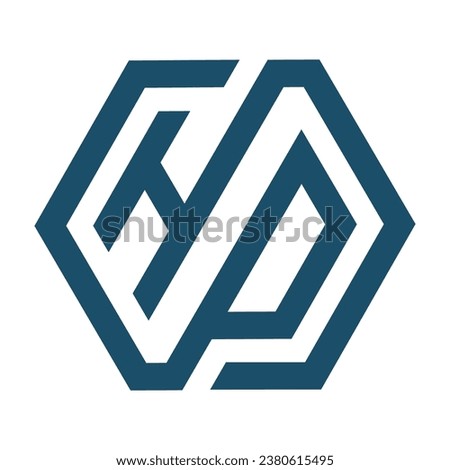 hp logo design template vector graphic branding element