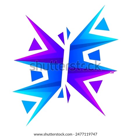 human geometric colorful logo design