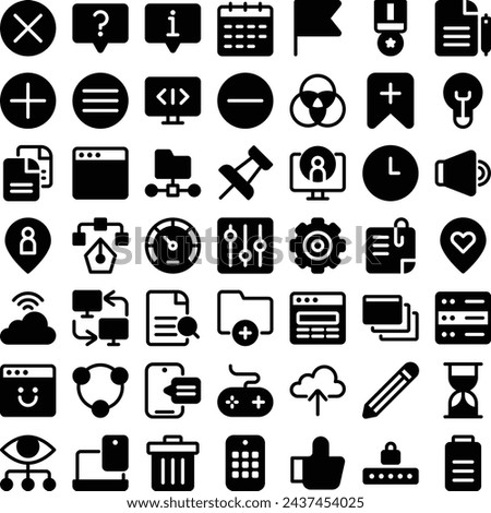Vector of User Experience Icon Set. Perfect for user interface, new application
