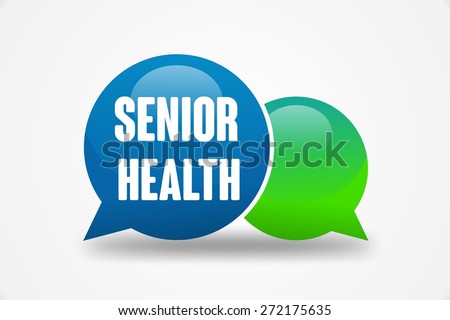 SENIOR HEALTH word on speech cloud