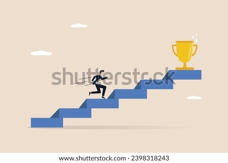 Similar – Image, Stock Photo Reach goal slowly but surely at snail’s pace