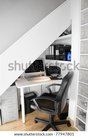 Home office interior set up
