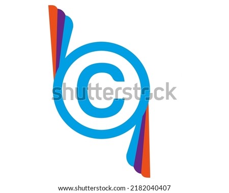 C abstract logo vector template
