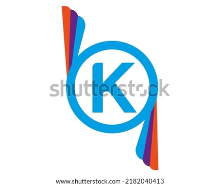 K abstract logo vector template