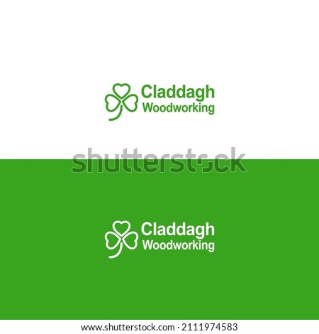 Creative Shamrock logo design template. Shamrock Logo Vector illustrations.