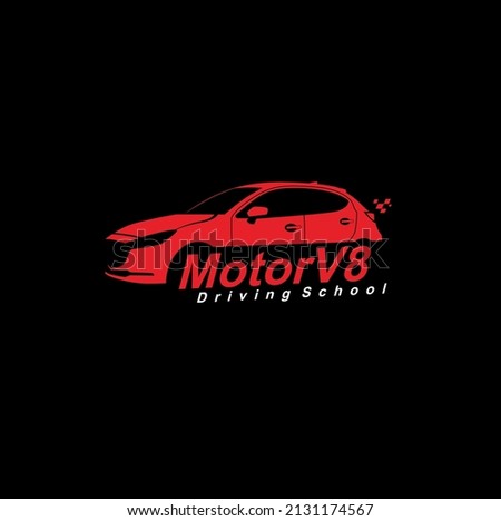 Car Garage Premium Concept Logo Design. Sports car logo template. perfect logo for businesses related to auto industry