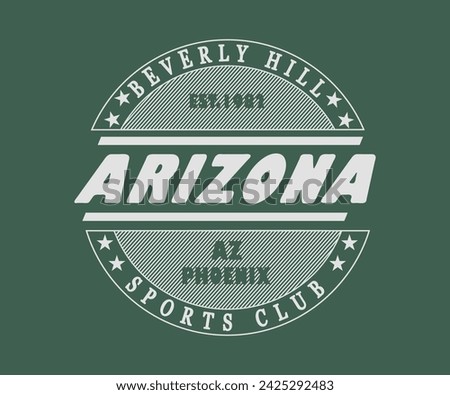 Beverley hill Sports Club Arizona slogan slogan print for tee - t shirt and sweatshirt - hoodie	