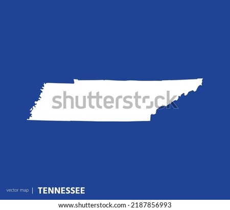 U.S states map. State of Tennessee vector map. you can use it for any needs.	