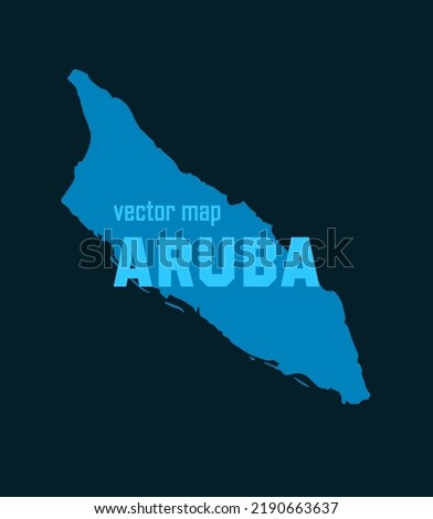 vector map of Aruba. you can use it for any needs	