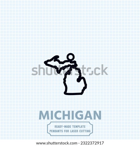 Michigan in your heart, Indiana on your pendant. Our laser-cut metal template captures the essence of Michigan's beauty. Unleash your creativity and craft a unique accessory that speaks volumes.