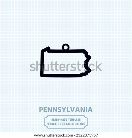 Pennsylvania in your heart, Indiana on your pendant. Our laser-cut metal template captures the essence of Pennsylvania's beauty. Unleash your creativity and craft a unique accessory that speaks volume