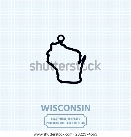 Wisconsin in your heart, Indiana on your pendant. Our laser-cut metal template captures the essence of Wisconsin's beauty. Unleash your creativity and craft a unique accessory that speaks volumes.