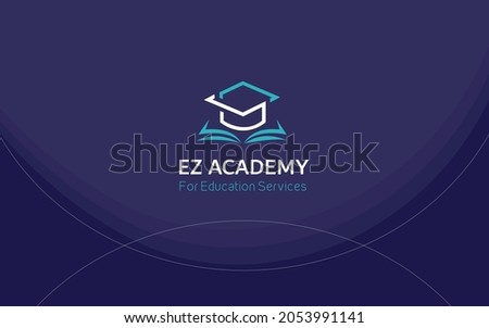 University logo academy vector design