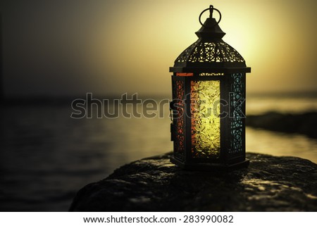 Arabian Lamp Background