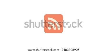 Rss Feed Icon royalty-free vector graphic.
