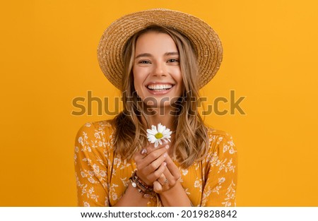 Similar – Image, Stock Photo beautiful yellow flowers in the garden in spring season