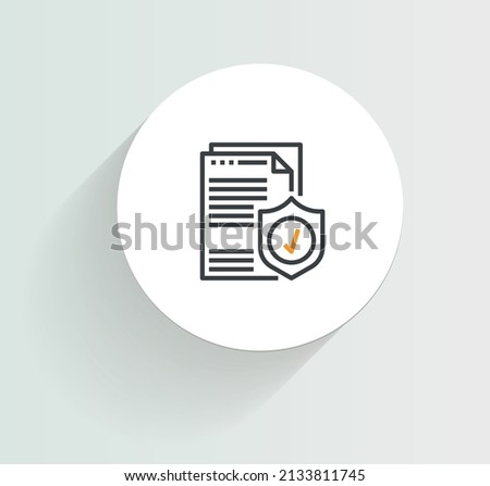 Immediate claim settlement icon vector design