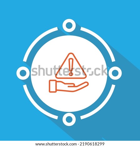 Manage Financial Risk icon vector design