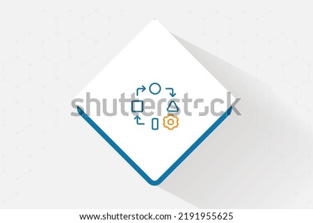 Process Manager icon vector design