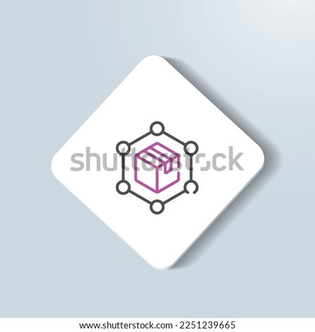 Stadium SPACE Monetization icon vector design