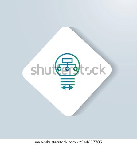 innovative technology solutions icon vector design