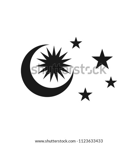 Sun Moon Stars Clipart Black And White Silhouette Moon And Stars Clipart Black And White Stunning Free Transparent Png Clipart Images Free Download