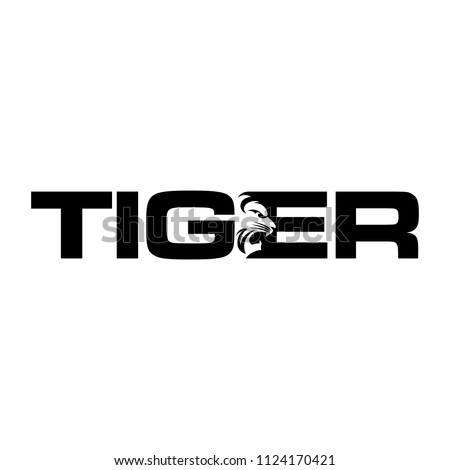 TIGER icon vector logo.