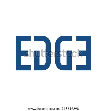 edge logotype vector
