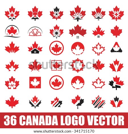 Canada Logo Vector, Canada Vector Logo Set. - 341715170 : Shutterstock