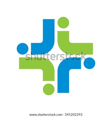 cross medical logo vector.