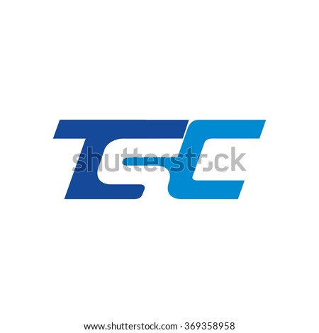 t, c, and s logo vector.