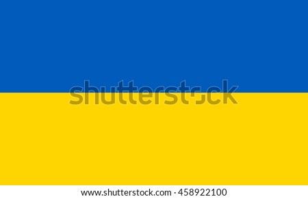 ukraine flag. illustration vector.
