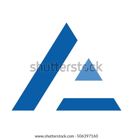 Letter A logo icon design template elements