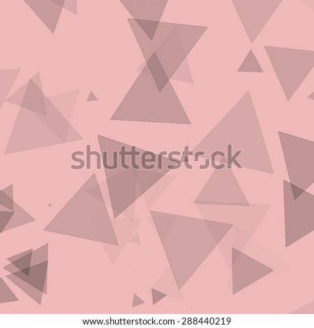 Abstract Pattern - triangle pattern on a pink background