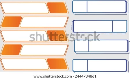 Set of text box. Text box, cartoon chatting box, message box. Blank empty vector white speech bubbles. Cartoon balloon word design. Multiple text boxes for animation graphics and presentation. Vector