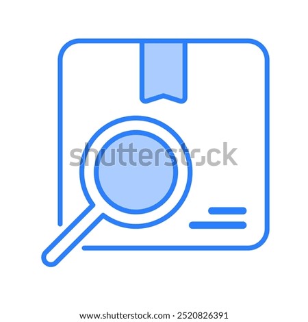 Package Tracking icon. Order tracking, Tracking, Search, Parcel, Delivery, order, Shipment, Track, Logistics. Vector icon illustration