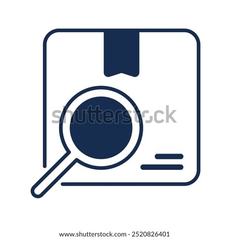 Package Tracking icon. Order tracking, Tracking, Search, Parcel, Delivery, order, Shipment, Track, Logistics. Vector icon illustration