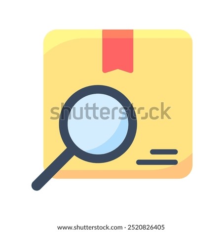 Package Tracking icon. Order tracking, Tracking, Search, Parcel, Delivery, order, Shipment, Track, Logistics. Vector icon illustration