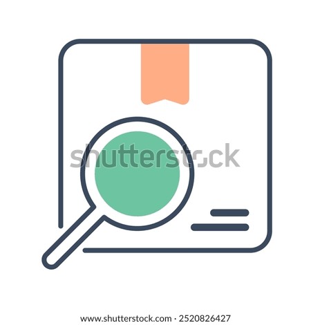 Package Tracking icon. Order tracking, Tracking, Search, Parcel, Delivery, order, Shipment, Track, Logistics. Vector icon illustration