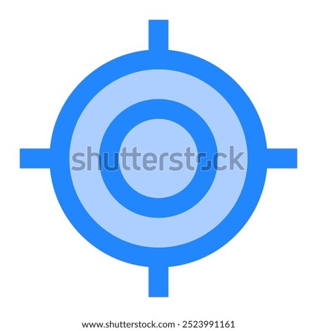 Aim icon. aim, target, navigation, my location, gps, crosshair. Vector icon illustration