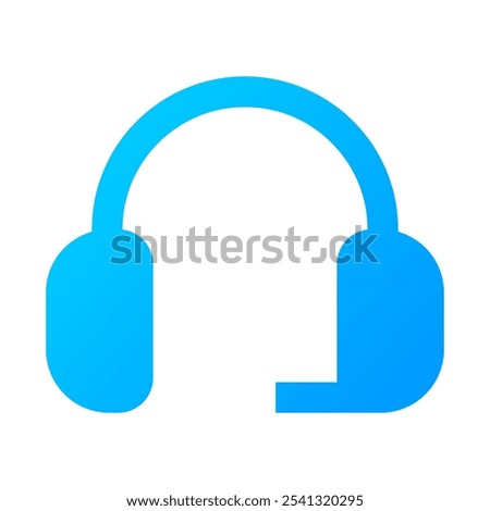 Headphones icon. headphones, music, audio, listen, sound, headset, earphones, device, speaker, electronic. Vector icon illustration