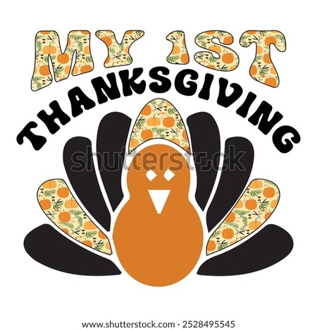 my 1st thanksgiving T shirt Design Lover