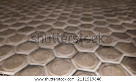 stone has a texture and pattern and not focus